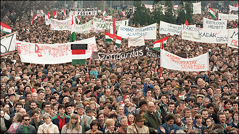 Budapest demonstration, March 1989