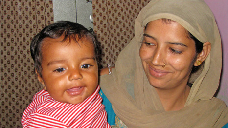 Kavita and her son
