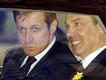 In 2001, Campbell looking concerned as he accompanies Prime Minster Tony Blair. 