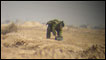 Kevin Ivison at work in Iraq on his first task after 28 February 2006. Taken through a telescope.