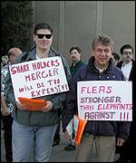 Protestors
