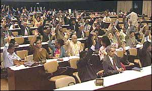 Parliament voting