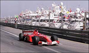 Michael Schumacher won in Monaco last year