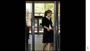 Winona Ryder enters court for a previous hearing
