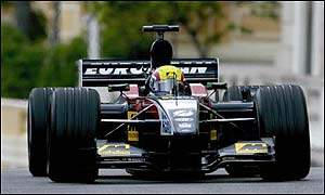 Minardi driver Alex Webber