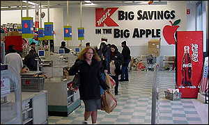 Kmart shoppers in New York