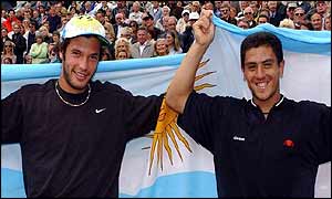 Argentine stars Acasuso and Canas earned Argentina the World Team Cup for the first time since 1980