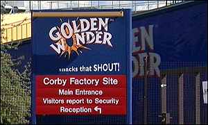 Golden Wonder factory in Corby