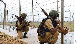 Indian troops patrol border near Jammu