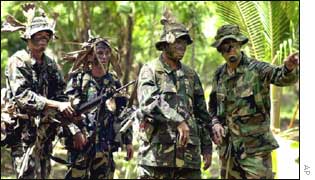 Phlippine and US troops