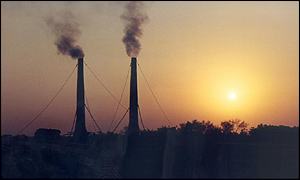 Smoking chimneys