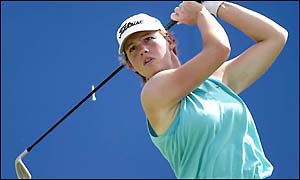 French golfer Karine Icher, who has won the Spanish Open