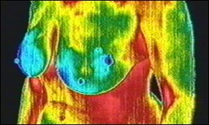 Scan image showing different colours