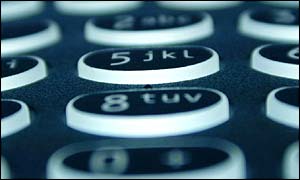 Mobile phone keypad