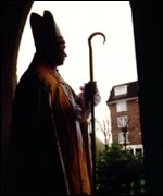Bishop in profile