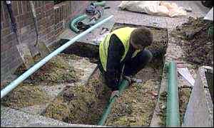 Cable laying