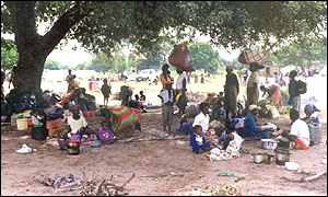 Homeless Mozambicans