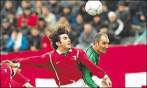 Bulgarian side FC Marek in action
