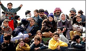Kurdish asylum seekers in Italy