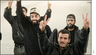 Some of Palestinian gunmen released from Church of Nativity at end of the siege