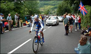 Mancebo during last year's mountain time trial