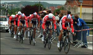 CSC during last year's team time trial
