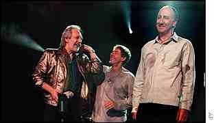 Entwistle, Daltrey and Townshend  