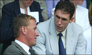 Matthew Pinsent and Martin Keown