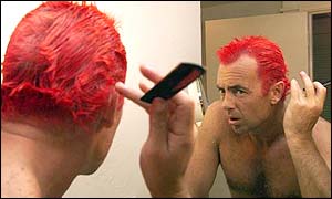 Colin Miller dying his hair