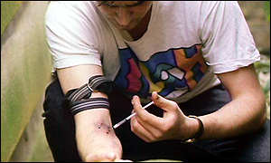 Drug use is rife in parts of Ukraine
