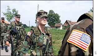 US peacekeepers in Bosnia