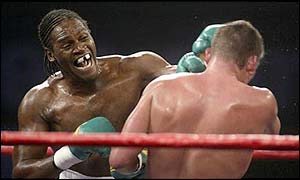 Audley Harrison in action