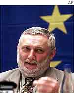 EU Agricultural Commissioner Franz Fischler   
