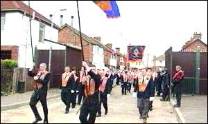There are disputes over a number of parades in Belfast on Friday