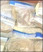 Heroin bags 