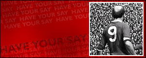 Sir Bobby Charlton is United's most famous number nine