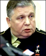 Chief of staff Mikhail Motsak and his boss,  Fleet commander Vyacheslav Popov were sacked by President Putin