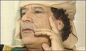 Muammar Gadaffi, Libyan leader