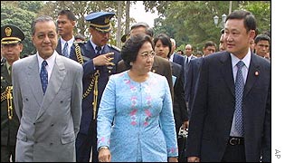 The leaders of Malaysia, Indonesia and Thailand
