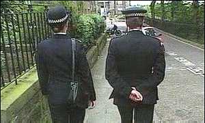 Police on patrol 