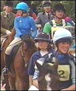 Riders in Leicester