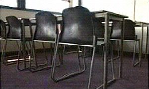 empty classroom