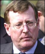 First minister David Trimble: Welcomed chief constable's comments