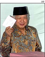 Former Indonesian President Suharto 