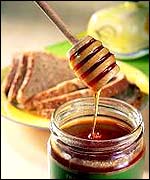 A jar of honey
