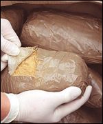 Heroin package