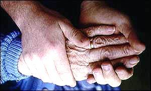 Woman with arthritis