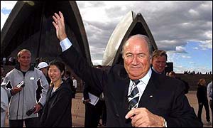 Sepp Blatter will leave his role as FIFA president in 2006 
