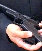 The replica gun