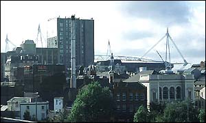 Cardiff skyline